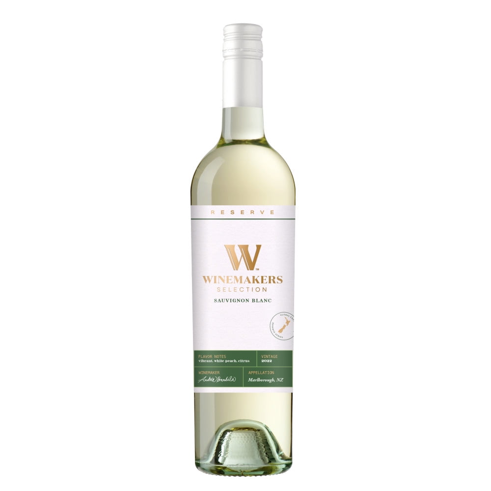 Winemakers Selection Reserve Sauvignon Blanc White Wine New Zealand, 750 ml Bottle, 13% ABV
