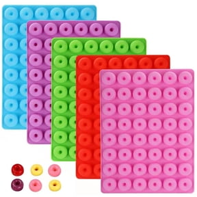 Winerming Silicone Molds for Candy 5 PCS Donut Gummy Mold/ Mini Donut Pan/Ring Gummy Candy Mold