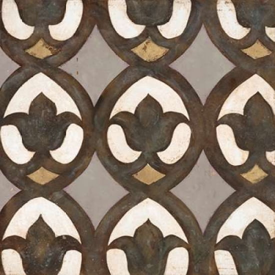 Winery Villa Tile 4 Canvas Art - Arnie Fisk (24 x 24)