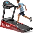 thumbnail image 1 of Winfita Folding Treadmill with 15% Auto Incline, 4HP Treadmill with 18" Wide Belt, 300 lb Capacity, Smart App Control, 1 of 11