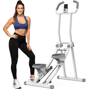 Winfita Steppers for Exercise at Home, Stair Stepper Machine with Handlebar, Stair Climber, Stair Master with 300LBS Loading Capacity