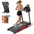 thumbnail image 1 of Winfita 3.5HP Folding Treadmill for Home, Incline, LED Display, Bluetooth, 70 Programs, Adjustable Tablet Holder, 0.6-8MPH, 300 lb Capacity, 1 of 13