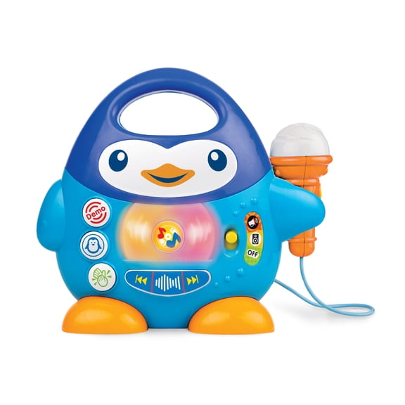 Winfun Penguin Music Player with Microphone for Toddlers Ages 18 Months and up