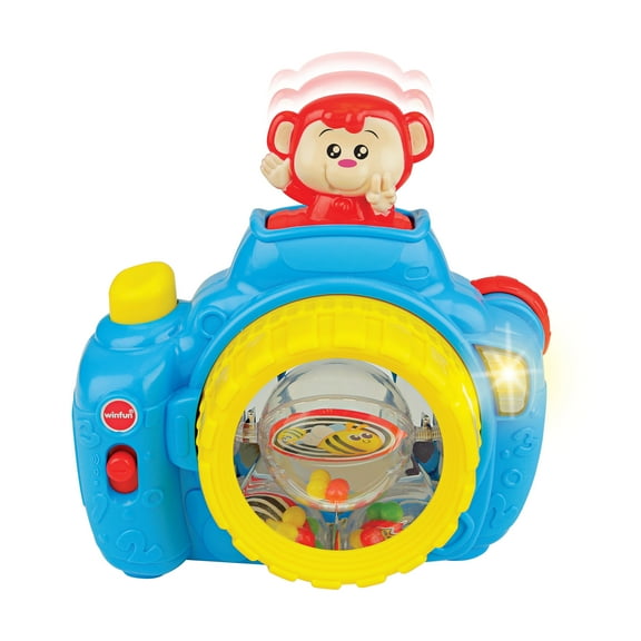Winfun Pop-up Monkey Camera - Age Group 3 Months and up - Infant-Toddler