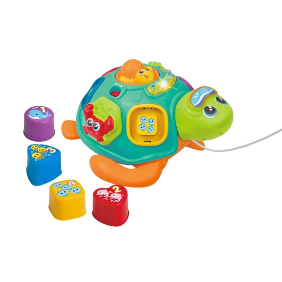 Winfun Pull Along Sort 'N Learn Turtle for Toddlers