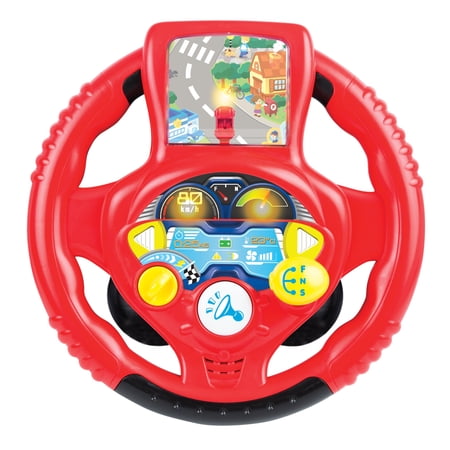 Winfun Super Speedster Red Play Steering Wheel for Toddlers 3+