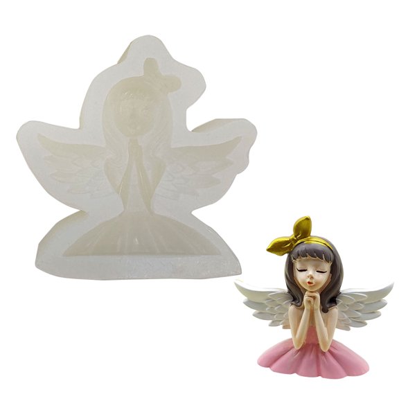 Wing Angel Princess Silicone Cake Mold Vegetable Fudge Candy Mold Chocolate Block French Dessert Cake Decorations