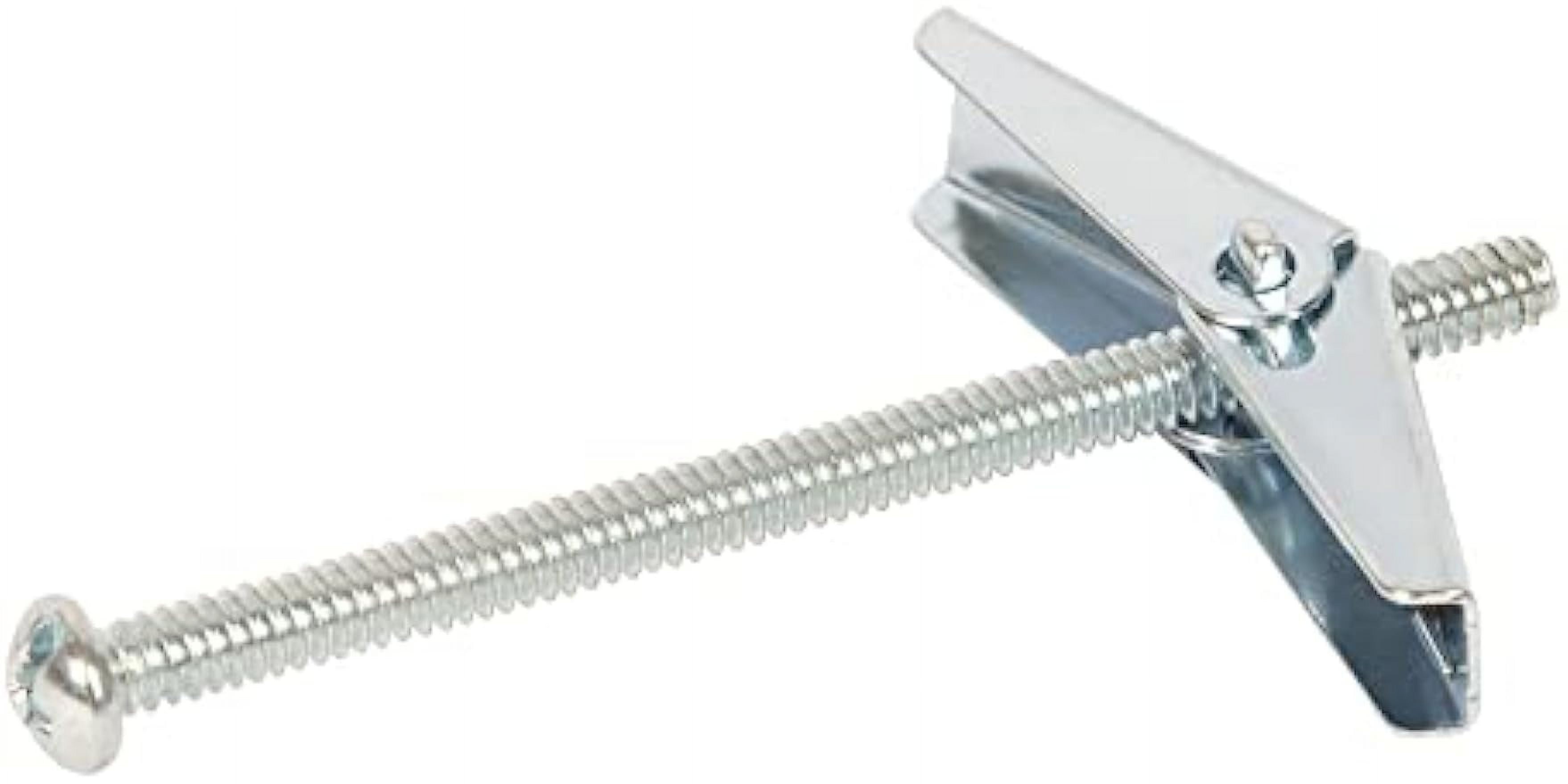 Wing Bolts - 3/16" x 3" Drywall Anchors for Hanging Pictures, Shelves, Tv Mount & More - Strong, Easy to Install Picture Hanging Kit | Includes 10 Screws & 10 Drywall Anchors