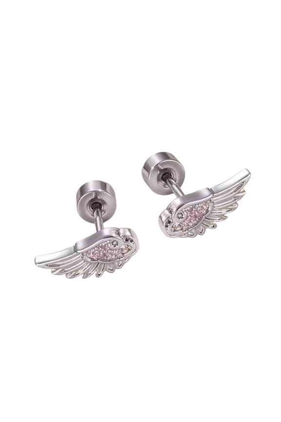 Wing Cartilage Studs Earrings Alloy Comfort Fit Portable for Sensitive Ears
