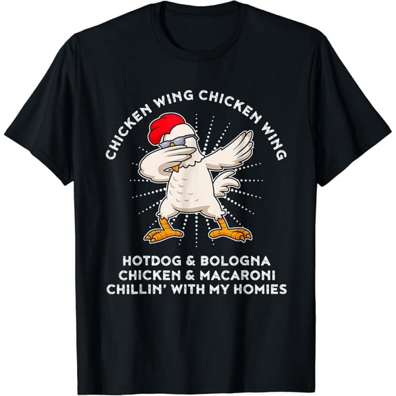 Wing Chicken Wing Shirt Song Lyric Hot Dog Bologna T-Shirt