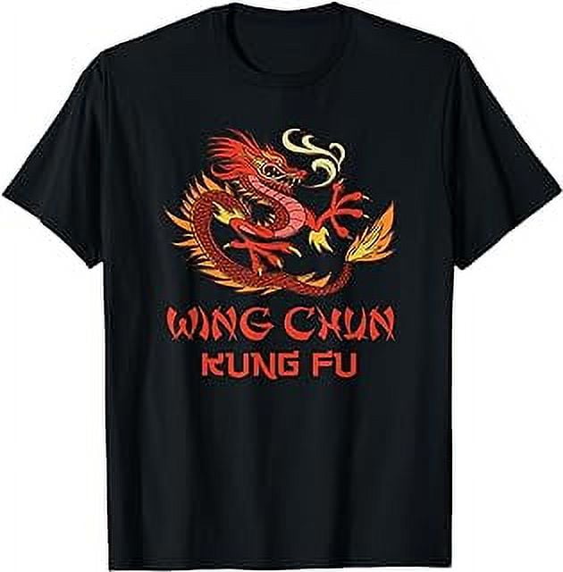 Wing Chun Chinese dragon T-Shirt - Walmart.com