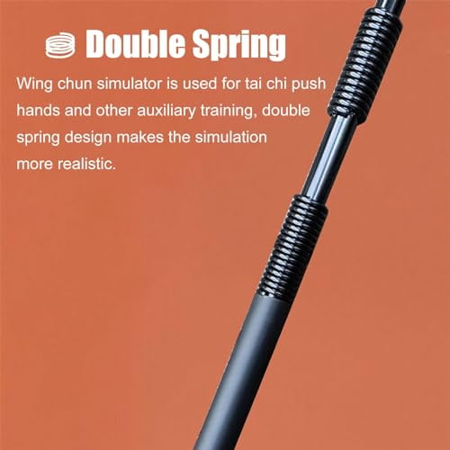 Wing Chun Dummy Garden Spring Martial Arts Equipment Weapons, Bundle Kung Fu Dummies Training