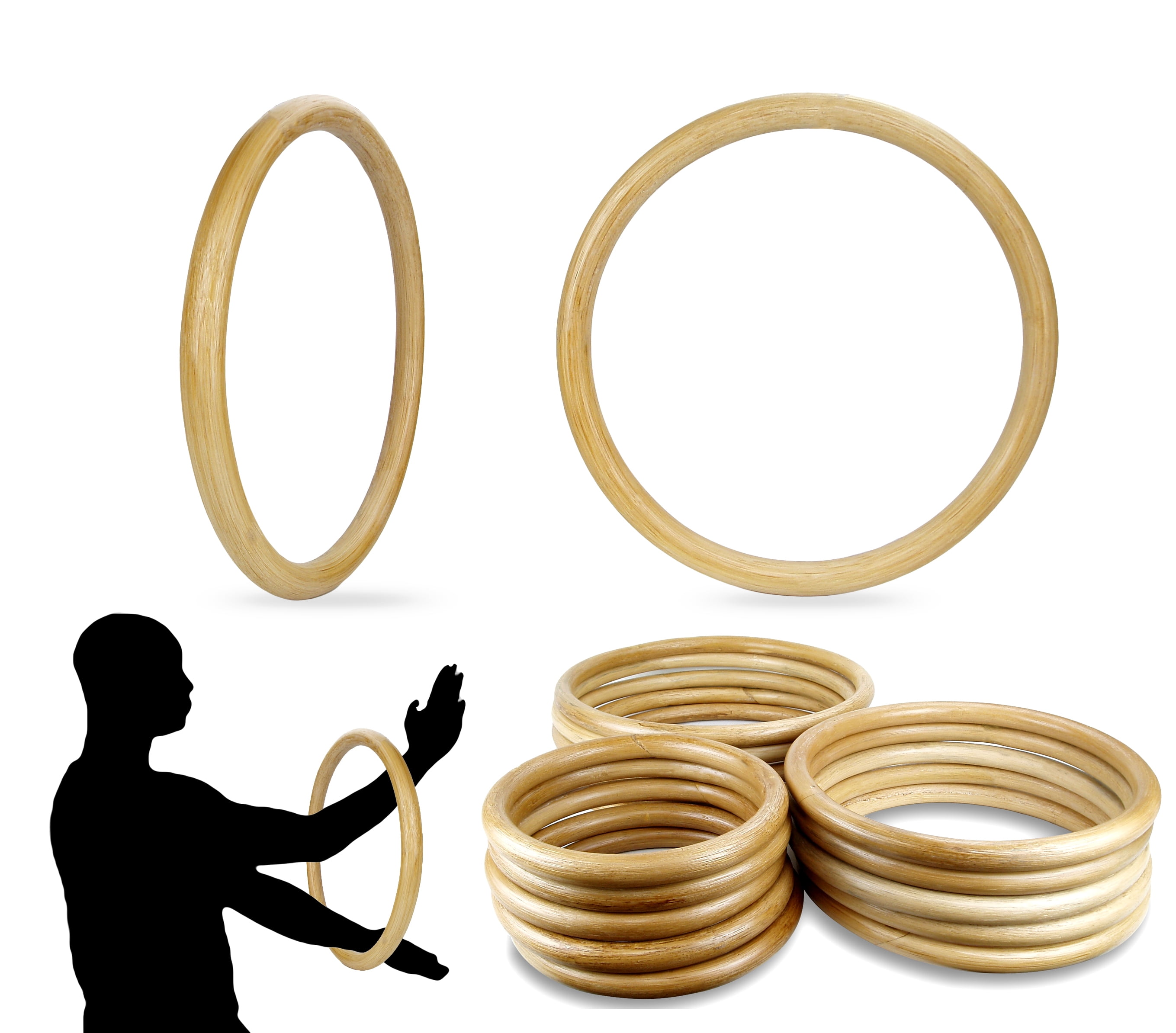 Wing Chun Rattan Training Ring (Taan Hiun) - 6.9" Inside Diameter For Sticky Hand & Centerline Strength - View #3
