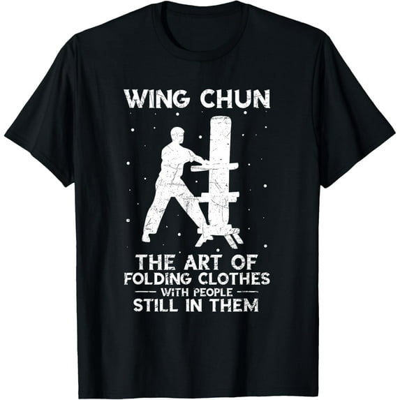 Wing Chun Vintage The Art Of Folding Clothes Kung Fu T-Shirt