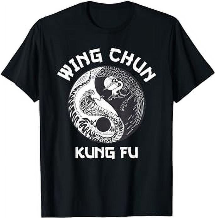 Wing Chun yin yang snake crane T-Shirt - Walmart.com