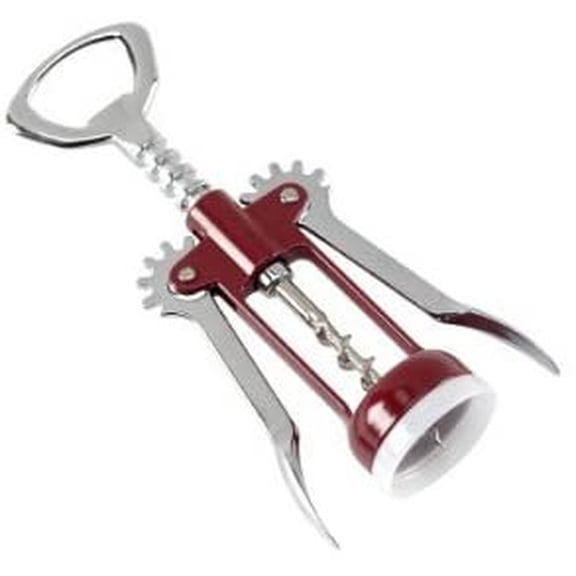 GoodCook Wing Corkscrew Wine Bottle Opener - Manual - Red