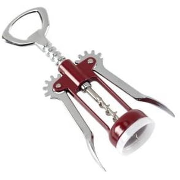 GoodCook Wing Corkscrew Wine Bottle Opener - Manual - Red