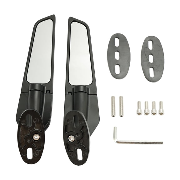 Wing Fin Rearview Mirrors For Honda CBR 125 250 300 500 600 650 R CBR 600 F4