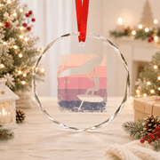 Wing Foil Wingsurfing Vintage Glass Ornament