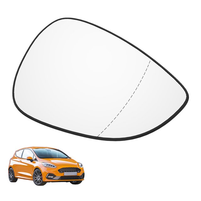 Wing Mirror Glass Compatible with Ford Fiesta MK7 20082017 Clear Car