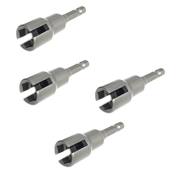 Wing Nut Driver Set, Wing Nut Socket, Wingnut Driver Bit, Power Wing Nut Driver, Magnetic Nut Driver Set, Wing Nuts Drill Bit Socket Wrenches, 1/4 Inch Hex Shank Steel Drill for Panel Nuts Screws Bolt