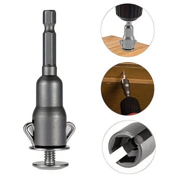 Wing Nut Socket Driver Bit Power Tool Hex Shank Steel Drill for Panel Screws Wing Nut Driver Set Woodworking Tools