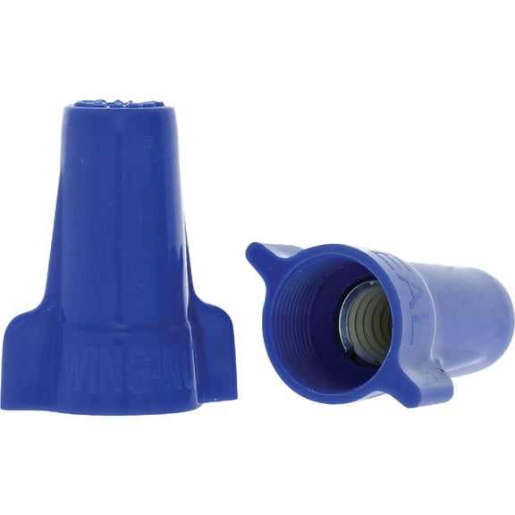 Ideal Wing-Nut Wire Connectors 454 - Blue - 25 Per Bag, 2 Bags