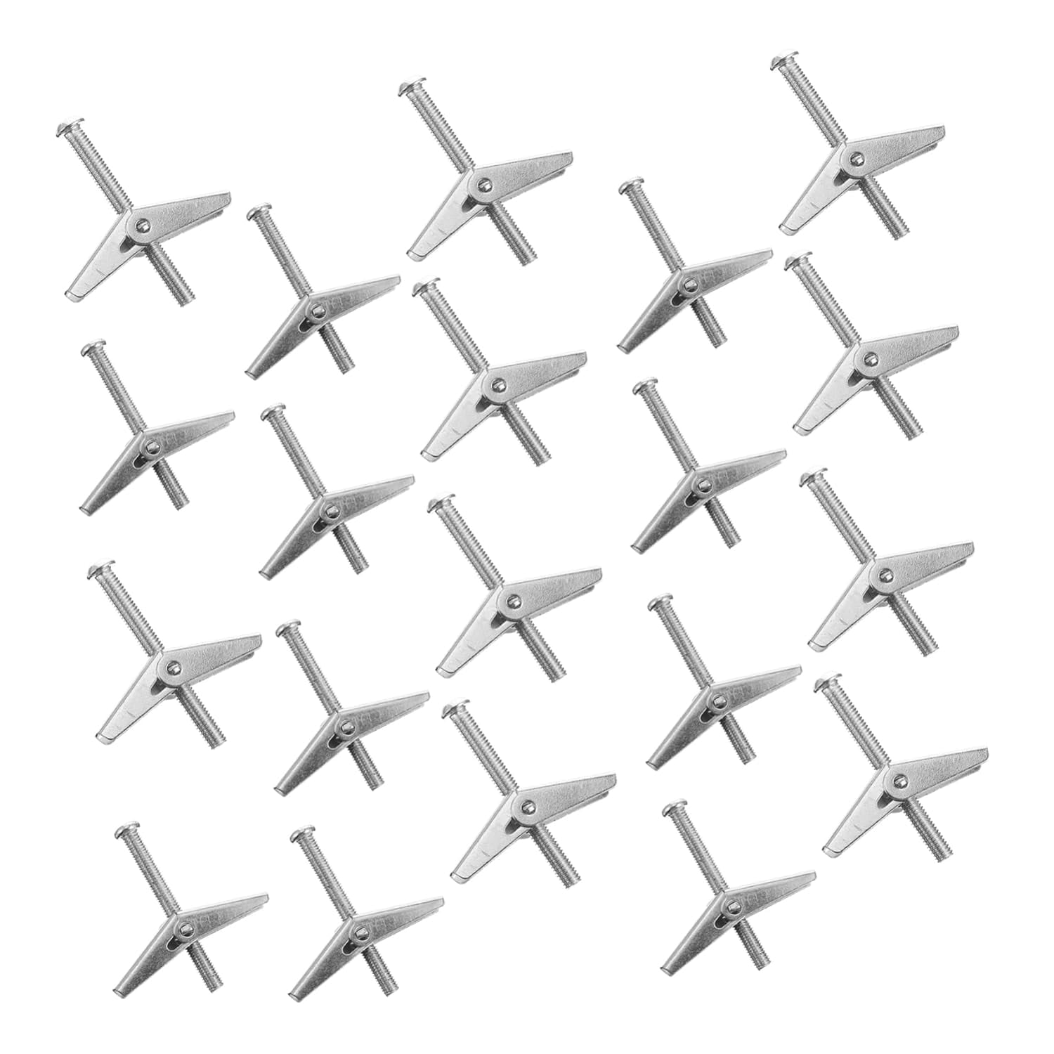 Wing Nuts Assortment Kit 20pcs Expansion Screw Toggle Bolt Wing Nut