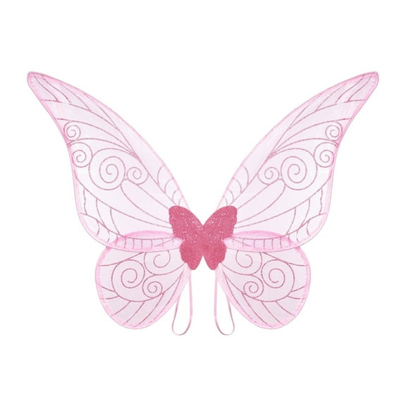 Wing Prop For Adults Fairy Angel Lightweight Semi Transparent Fabric With Wire And Elastic Straps.Multiple Colors Party Decorations for Girls 8th Birthday Outdoor Event Tent Party Decorations for Men