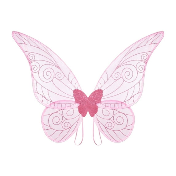 Wing Prop For Adults Fairy Angel Lightweight Semi Transparent Fabric With Wire And Elastic Straps.Multiple Colors Party Decorations for Girls 8th Birthday Outdoor Event Tent Party Decorations for Men