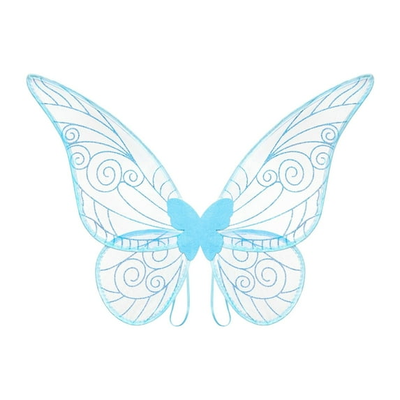Wing Prop For Adults Fairy Angel Lightweight Semi Transparent Fabric With Wire And Elastic Straps.Multiple Colors Puppy Party Decorations for Girls Graduation Party Decorations 2022 Dinosaur Party
