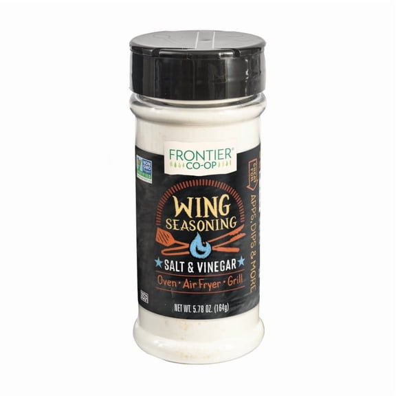 Frontier Co-op Salt & Vinegar Wing Seasoning, 5.78 oz