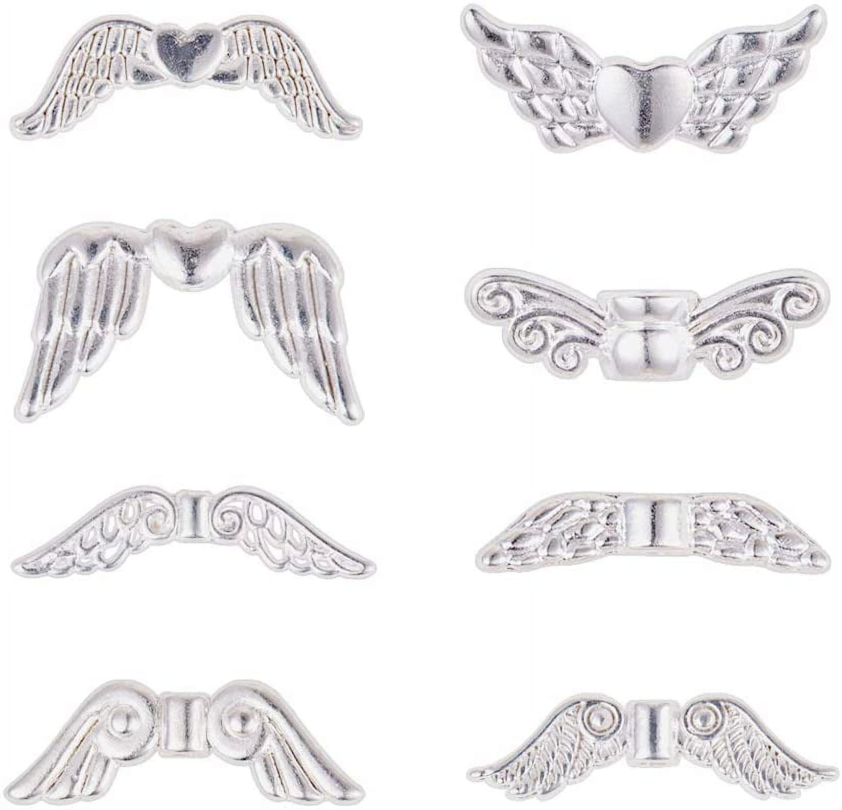 Angel wing spacer best sale beads