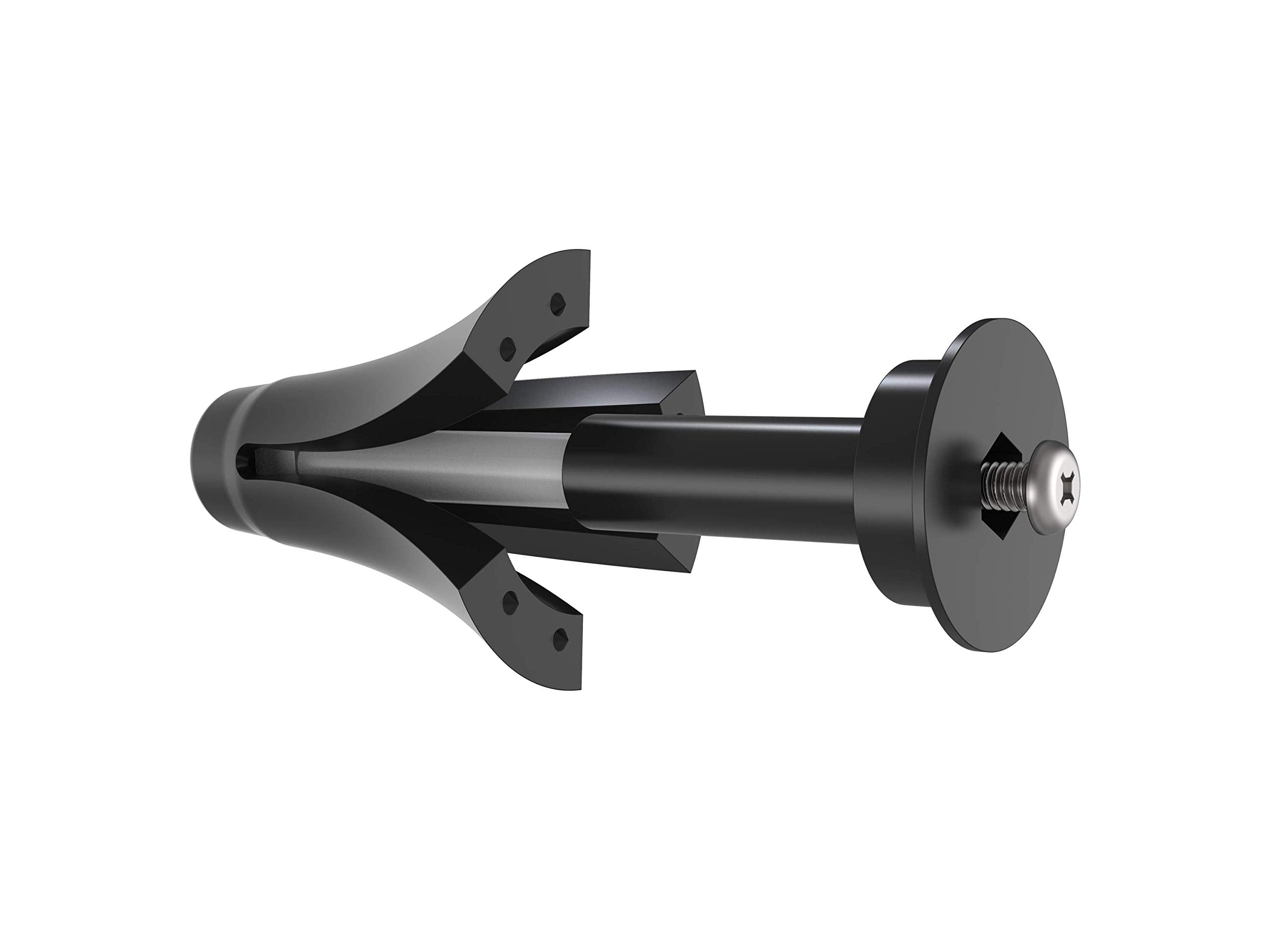 WingIts MASTER Wall Anchor, 8-32 x 3-1/2, PK24, Black (MAW35B24) CA2