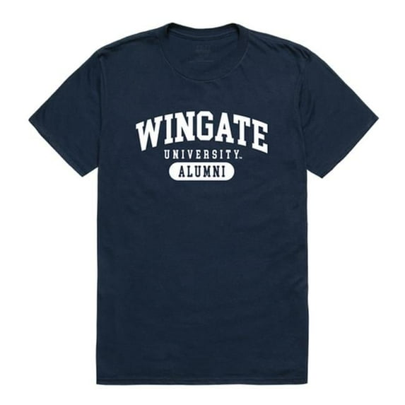 Wingate University Bulldogs Alumni T-Shirt, Navy - Small
