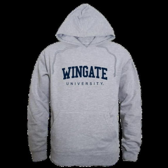 Wingate University Bulldogs Game Day Hoodie, Heather Grey - Small