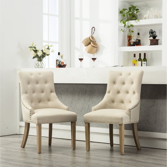 Wingback and Button Tufted Style | Add a Touch of Traditional Charm | Receive All Parts and Instructions