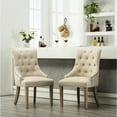 thumbnail image 1 of Wingback and Linen-Look Upholstery / Add Warmth to Dining Room with Chair Set, 1 of 7