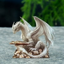 Winged Bookend, Acrylic Material, Elegant Design, Durable, for Desktop Ornament, Home,Office Decor, Book Lovers