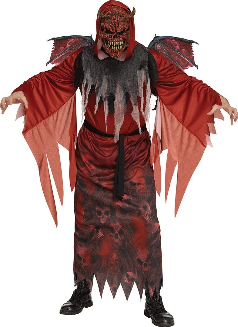 Mens Demon Robe Adult Costume Male Halloween Mens Demon Robe Adult Costume Male Halloween