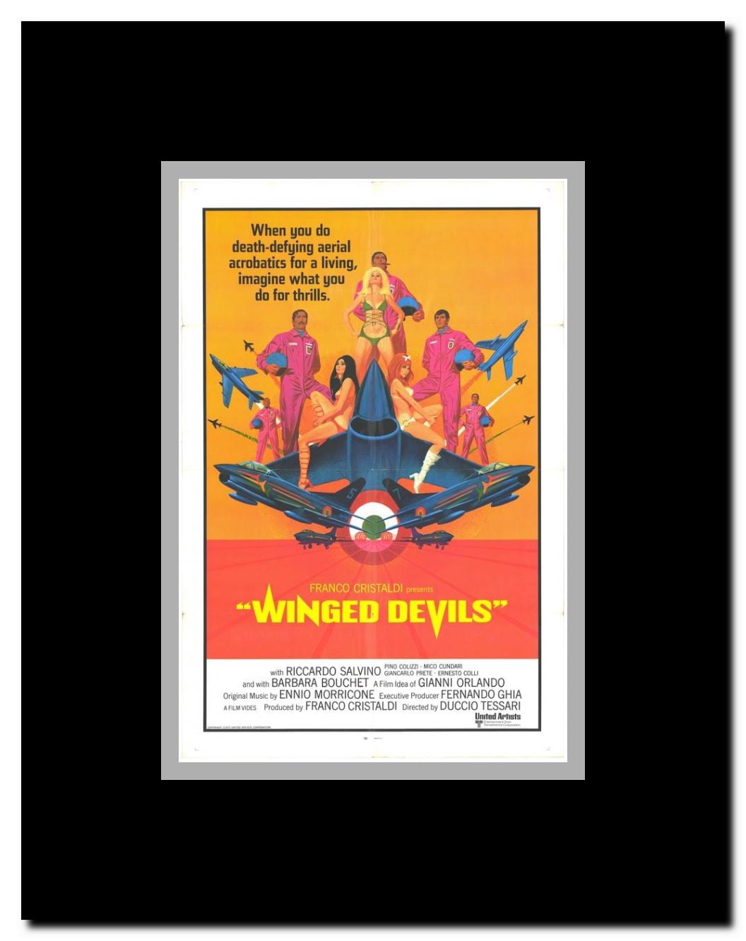 Winged Devils Framed Movie Poster