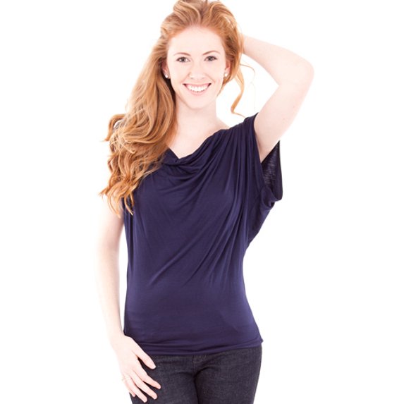 Winged Draped Top