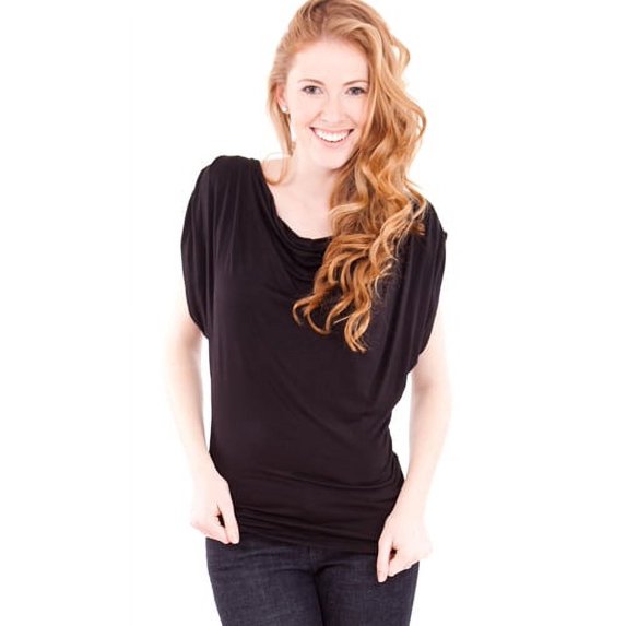 Winged Draped Top
