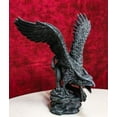 thumbnail image 1 of Winged Gothic Stone Griffon Griffin Eagle Lion Gargoyle Roaring Figurine, 1 of 9