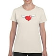 thumbnail image 1 of Winged Heart. T-Shirt Women -Engin Selcuk Designs, Female Large, 1 of 4