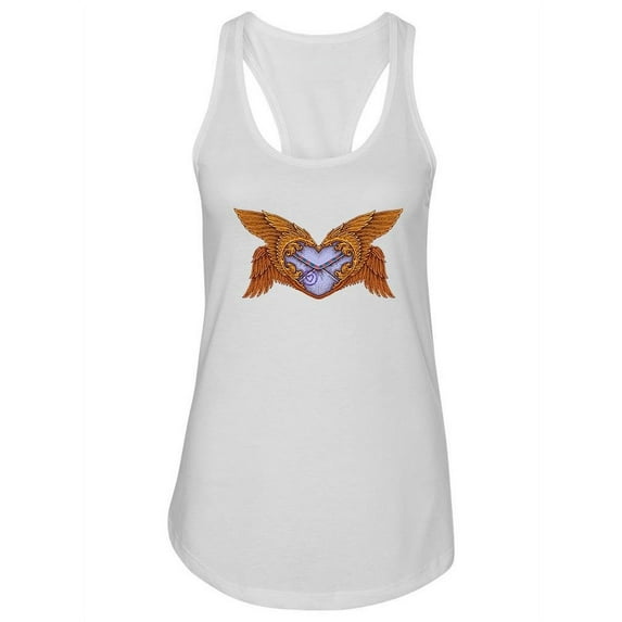 Winged Heart. Tank Women -Image by Shutterstock, Female x-Large