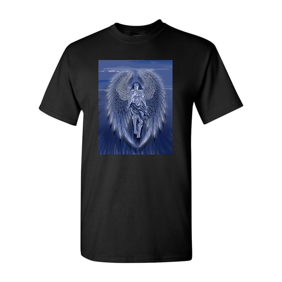 Winged Man Sky Angels Tanya Ramsey Artworks Art DT Adult T-Shirt Tee