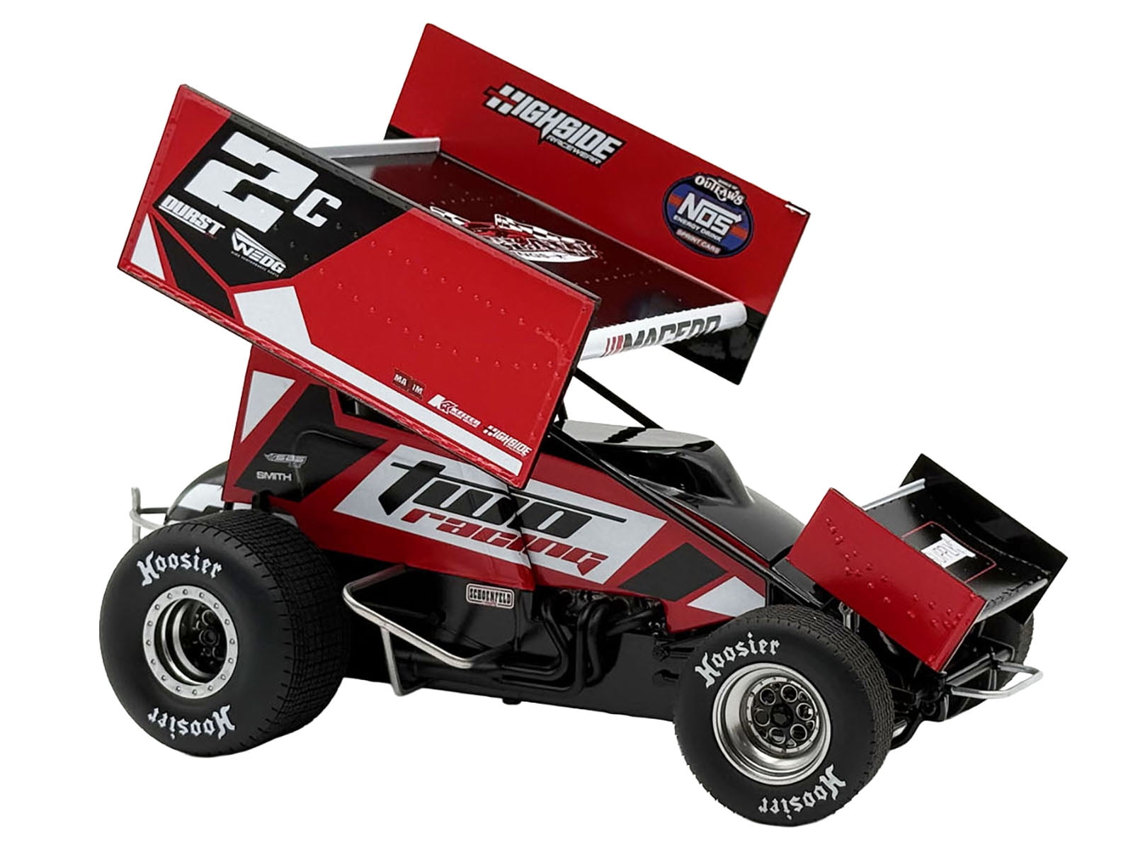 Winged Sprint Car #2C Cole Macedo "Two C Racing" (2025) 1/18 Diecast ...