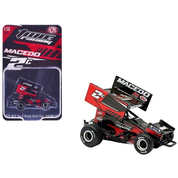 Winged Sprint Car #2C Cole Macedo "Two C Racing" (2026) 1/50 Diecast Model Car by ACME