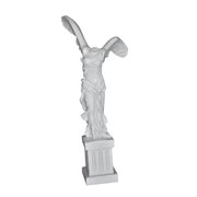 Nifao Winged Victory Nike of Samothrace Statue Made of Resin, Home Decor Sculpture, 6"L x 6"W x 14"H